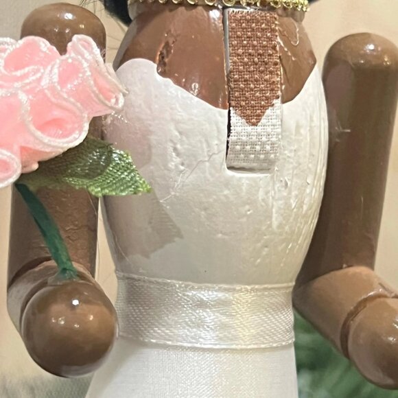 Ethnic Bride Nutcracker Christmas Mantel Decoration Holiday Gift - Picture 6 of 7